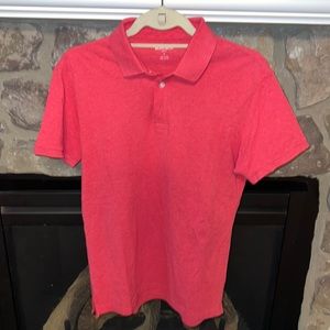 Bonobos M slim fit 100% cotton red polo